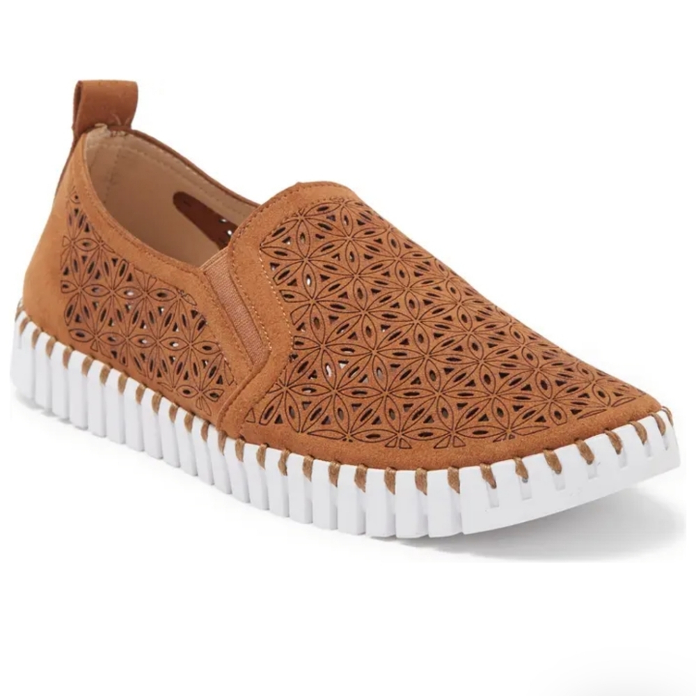 Ilse Jacobsen Tulip Laser Cut Boat Shoes
